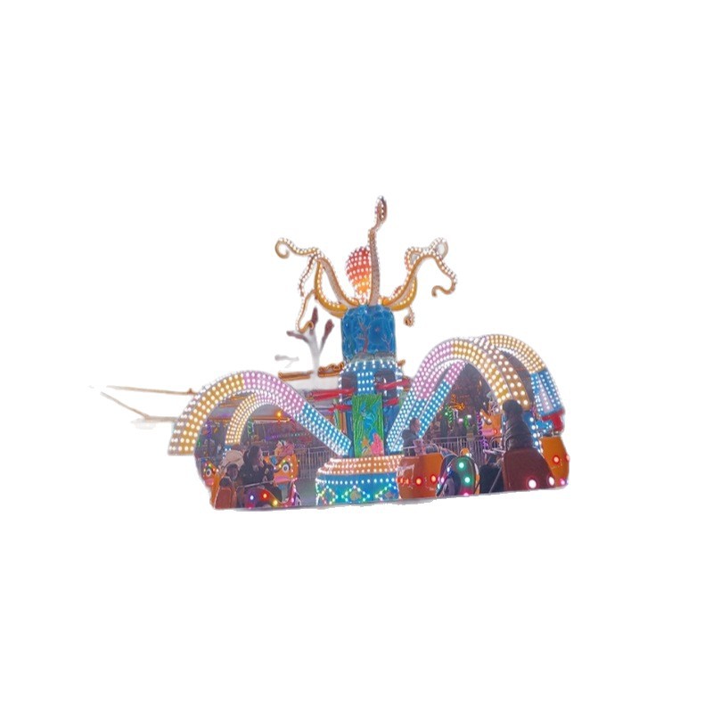 Luxury Giant Octopus Amusement Equipment Park Children's Plaza Rotating Stall Popular Entertainment Facility