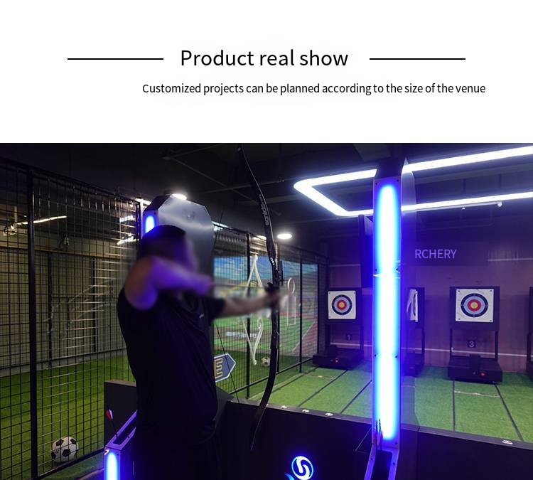 Arcade Archery Hall Moving Strike Target Traditional Bending Compound Bow Sports Interactive Projection