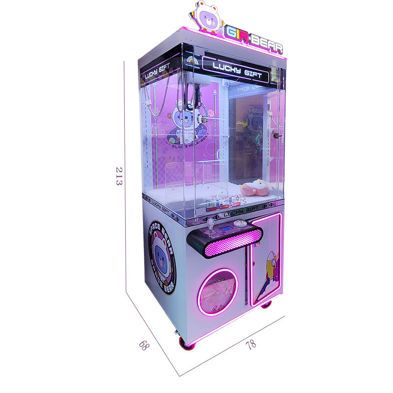 Home Mini Arcade Crane Game Toy Real Prize Grabber Used Claw Machine for Kids Story Doll Collection
