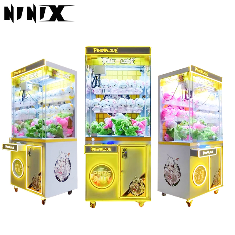 Coin Operated Claw Crane Machine Arcade Toy Catcher Game Equipment Plush Doll Prize Redemption Amusement Vending Machine