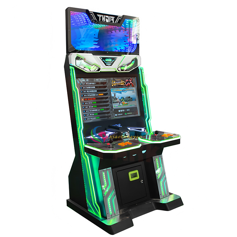 Classic 32-Inch Boxing King Arcade All-In-One Nostalgic Dual Joystick Desktop Game Console Coin-Operated Battle Game Arcade