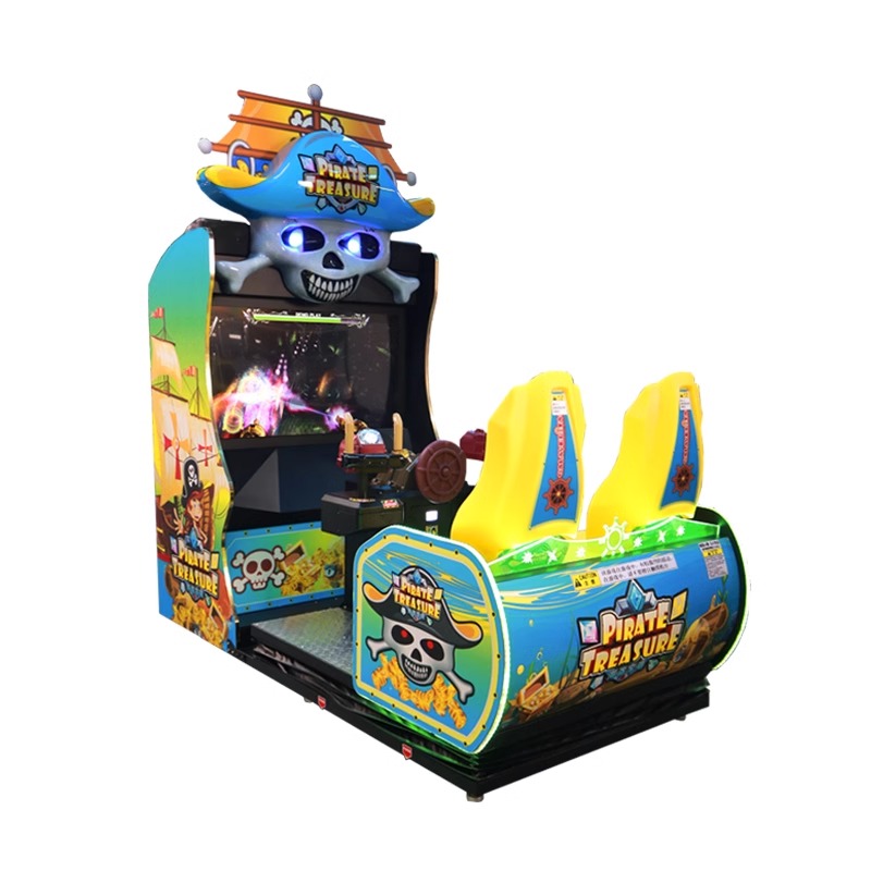 Pirate Treasure Double Gun Mechanism Game Console Coin-Operated Shooting Equipment for Arcade Game Centers Merchant Series