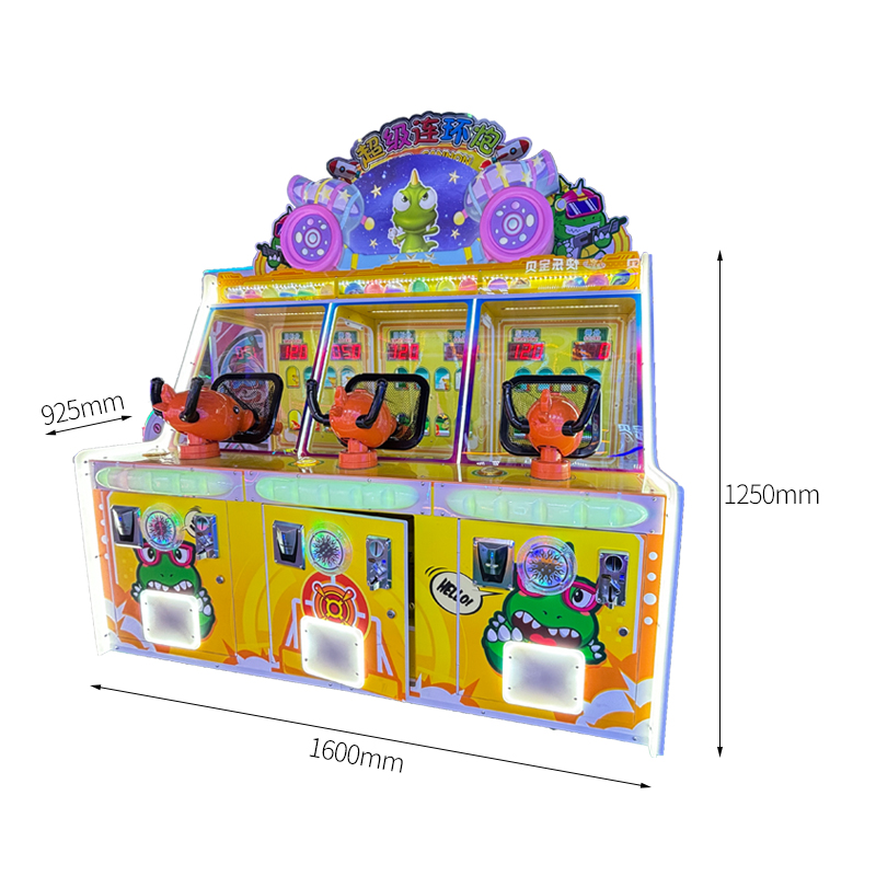 Dinosaur Themed Children's Shooting Machine Indoor Entertainment Shooting Arcade Arcade Coin-operated Gift Game Machine