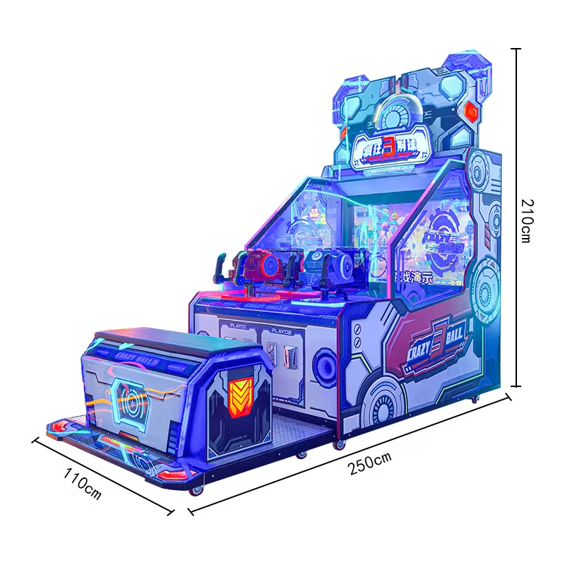 Double Water Coin-Operated Ball Entertainment Machine Children's Playground Equipment for Sale