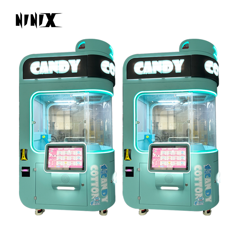 Coin-operated Intelligent Cotton Candy Machine Making Fully Automatic Cotton Candy Cheap New Cotton Candy Vending Machine