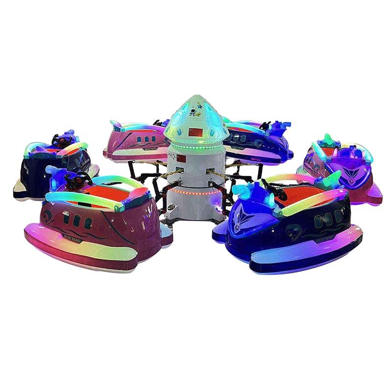 Amusement Park Coin Operated  Electric Frp Carousel Horses 360 Rotation Circling Indoor Outdoor Coin Operated Machine