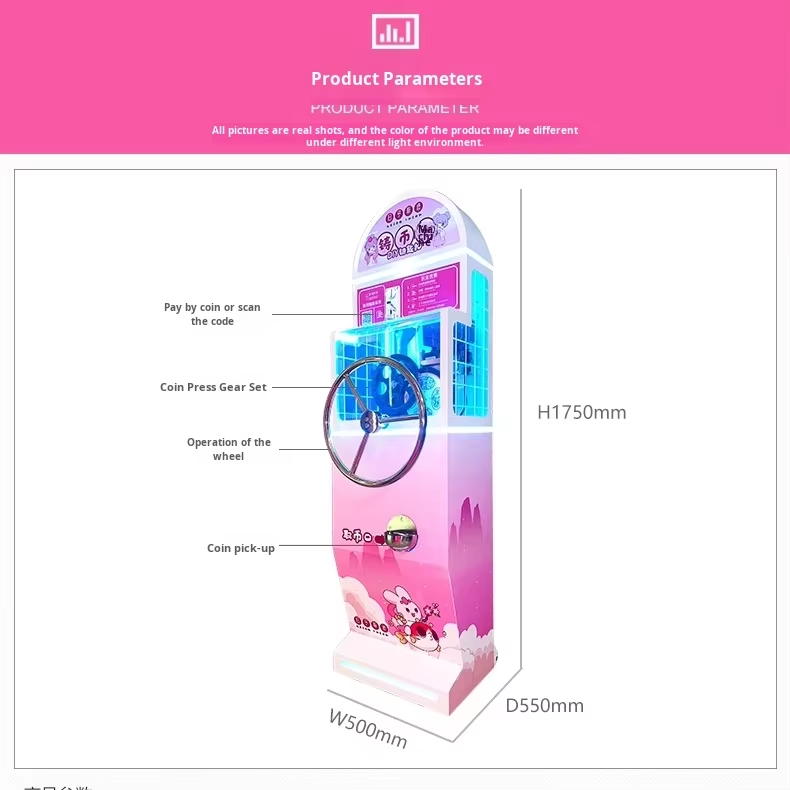 NINIX NINIX-58481 Coin Press Machinery Coin-operated Guangzhou Manufacturer Metal 110/220V Customizable Amusement Park Use 2025