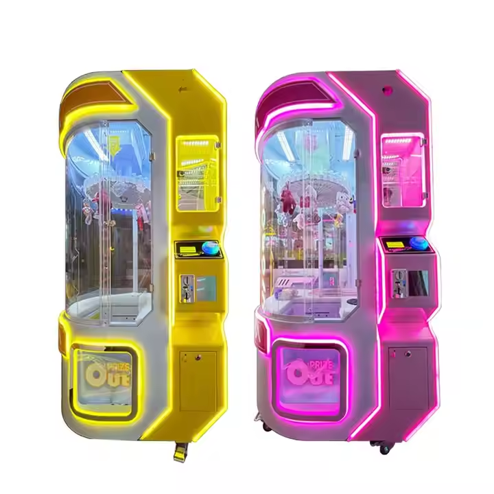 The Most Popular New Arcade Coin-operated Claw Machine with Transparent Lights and Cool Children's Entertainment Game Console