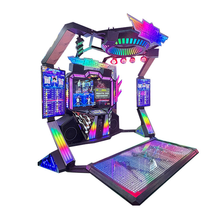 2025 Large Dual-Player Arcade Music Machine Coin-Operated Dance Battle Entertainment with 1 Year Warranty Made of Durable Metal