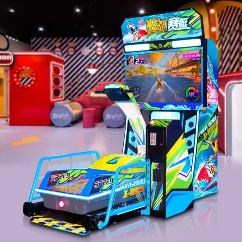 Hot Selling High Quality Coin-Operated Flash Racing Rowing Arcade Simulator Indoor Playground Surf Boat Experience