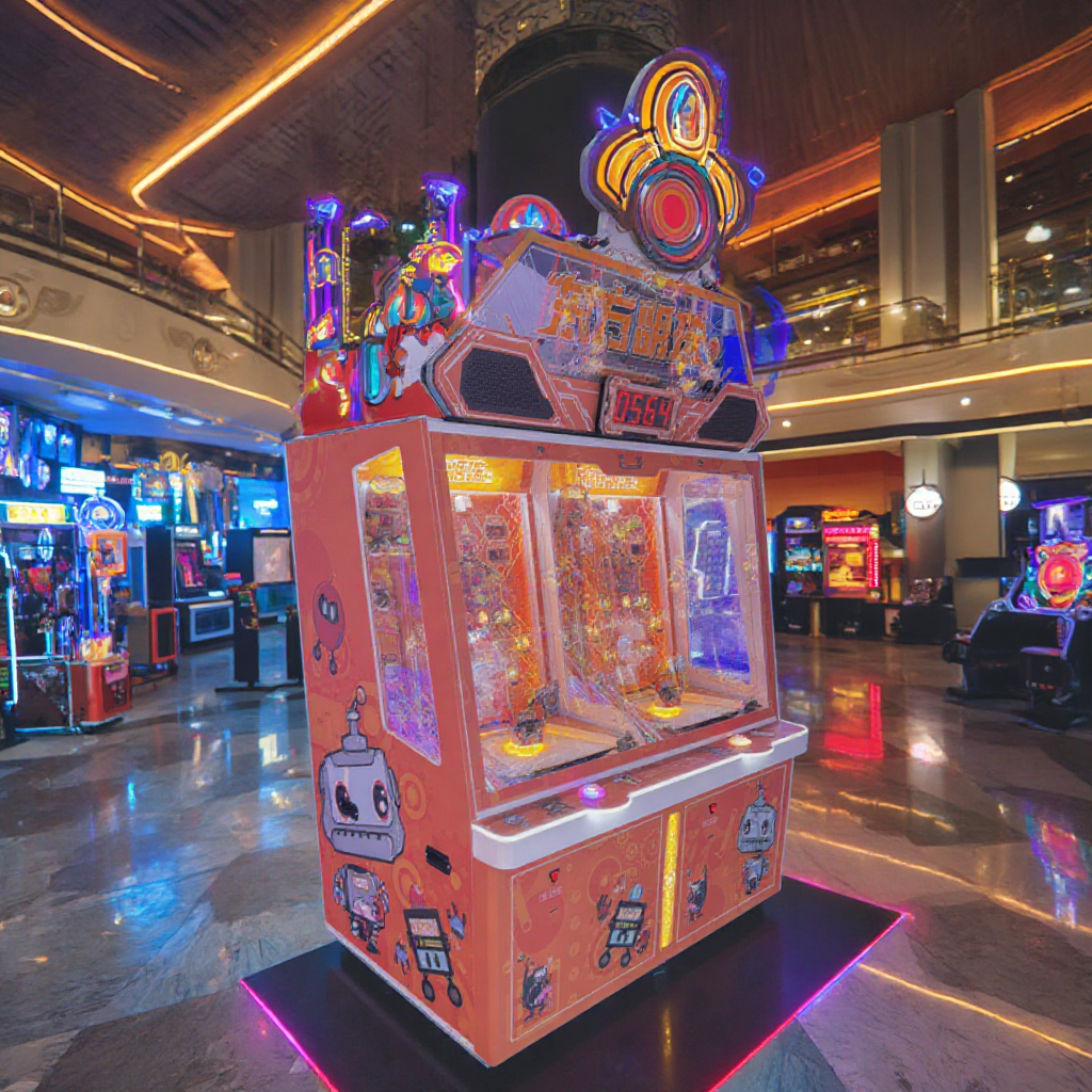 Hot Indoor Amusement Park Coin Exchange Pusher Exclusive Pearl Oriental Pearl Metal Plastic Ball Game Machine
