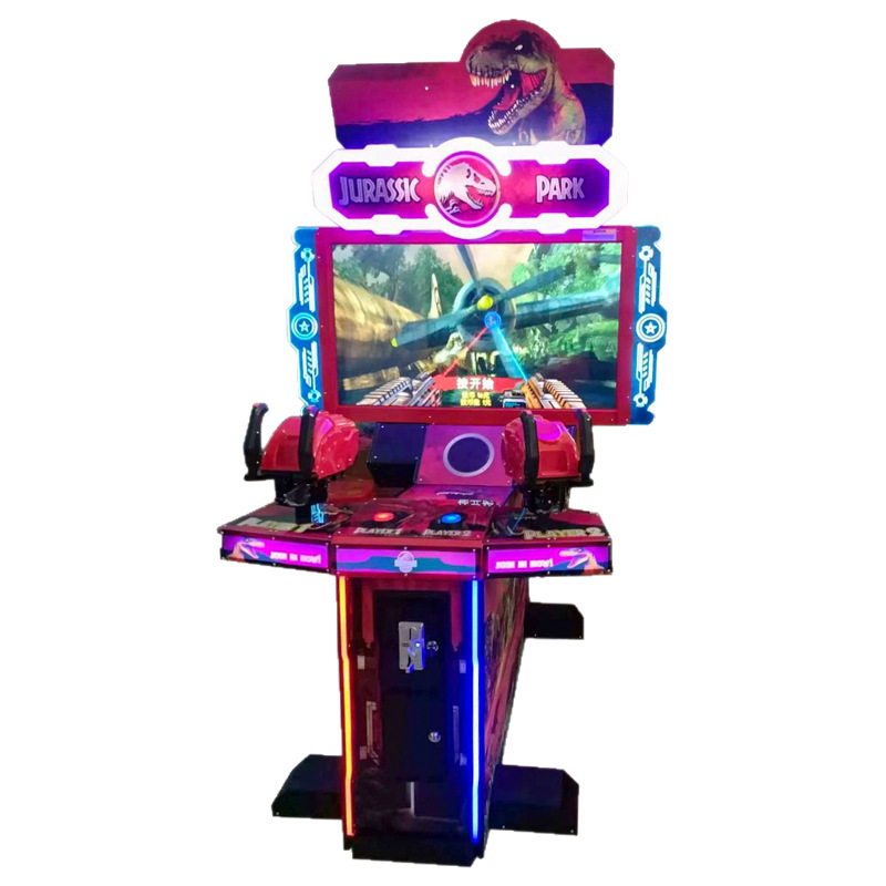 New Large Dual-Gun High-Definition Arcade Shooting Game Machine Popular Sci-Fi Commercial Setting for Children Coin Operated