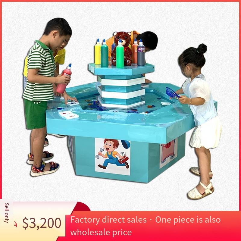 Educational Children's Playground Handmade Table Shopping Mall square Amusement New Project Toy Table