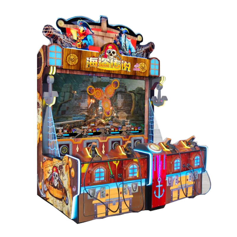 Durable Metal Shadow 4PL Shooting Arcade Game Machine Kids' Indoor Fun with Coin-Operated System for Shopping Malls