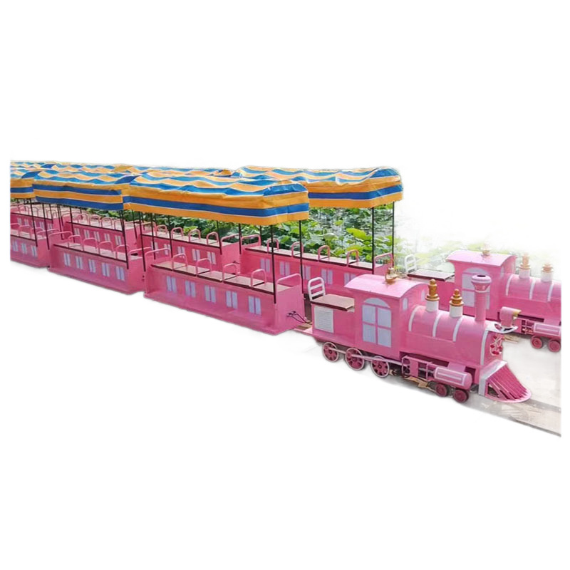 Outdoor Small Train Shopping Mall Playground Steam Track Indoor Outdoor Amusement Park Equipment