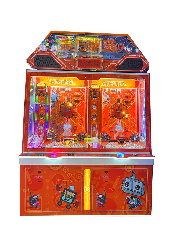 Hot Selling Oriental Pearl Metal Plastic Ball Game Machine Coin Exchange Pusher for Indoor Amusement Park