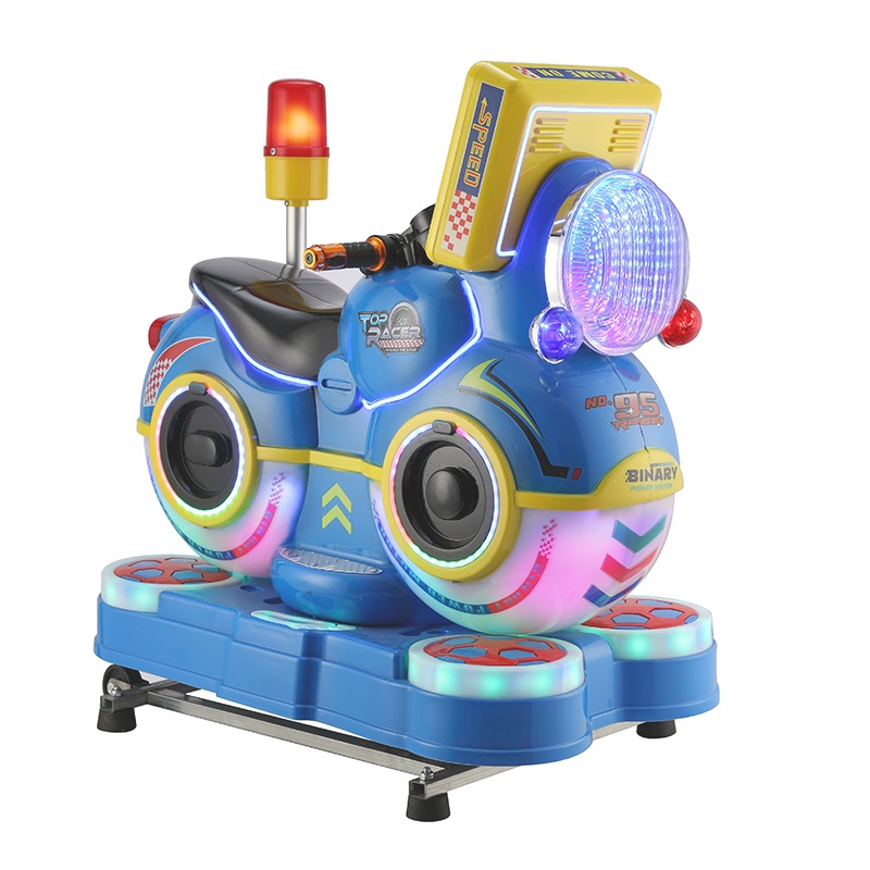 New Coin-Operated Rocking Car Swing Machine Supermarket Store Universal Plastic Rocking Horse for Kids Direct Factory Sales