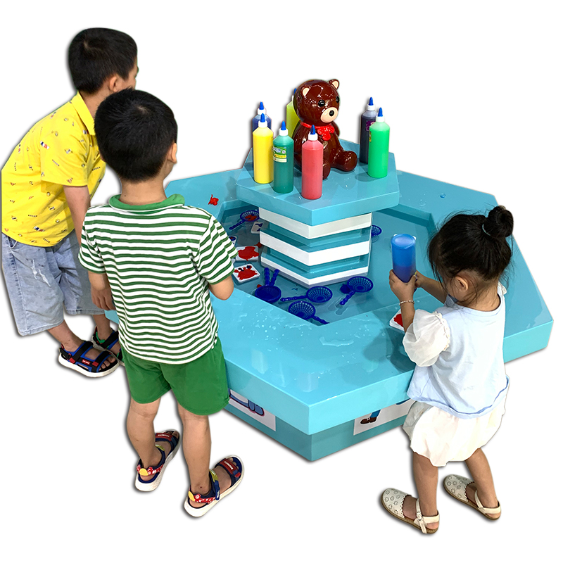 Educational Children's Playground Handmade Table Shopping Mall square Amusement New Project Toy Table