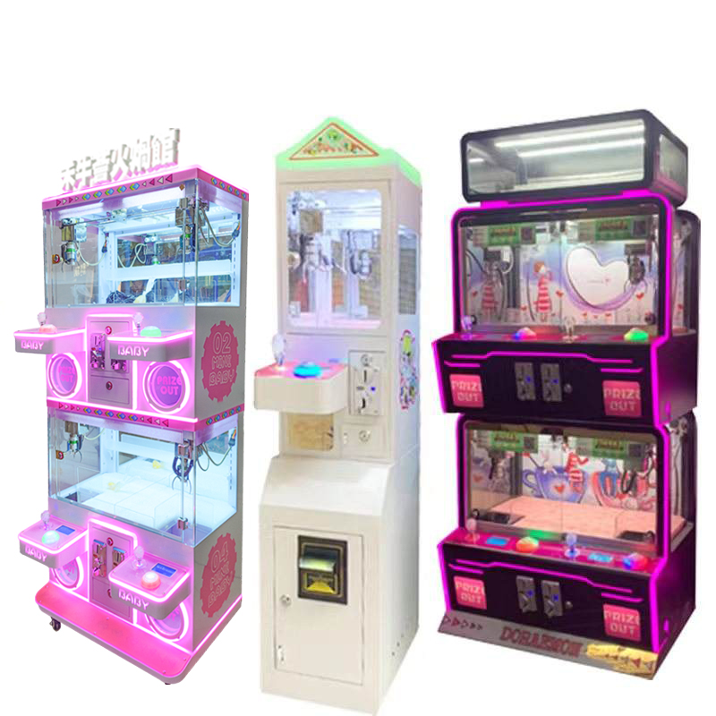 Hot Selling Boutique  Coin-Operated Mini Claw Machine With Credit Card Reader  Kids Toy Crane Arcade Claw Machine