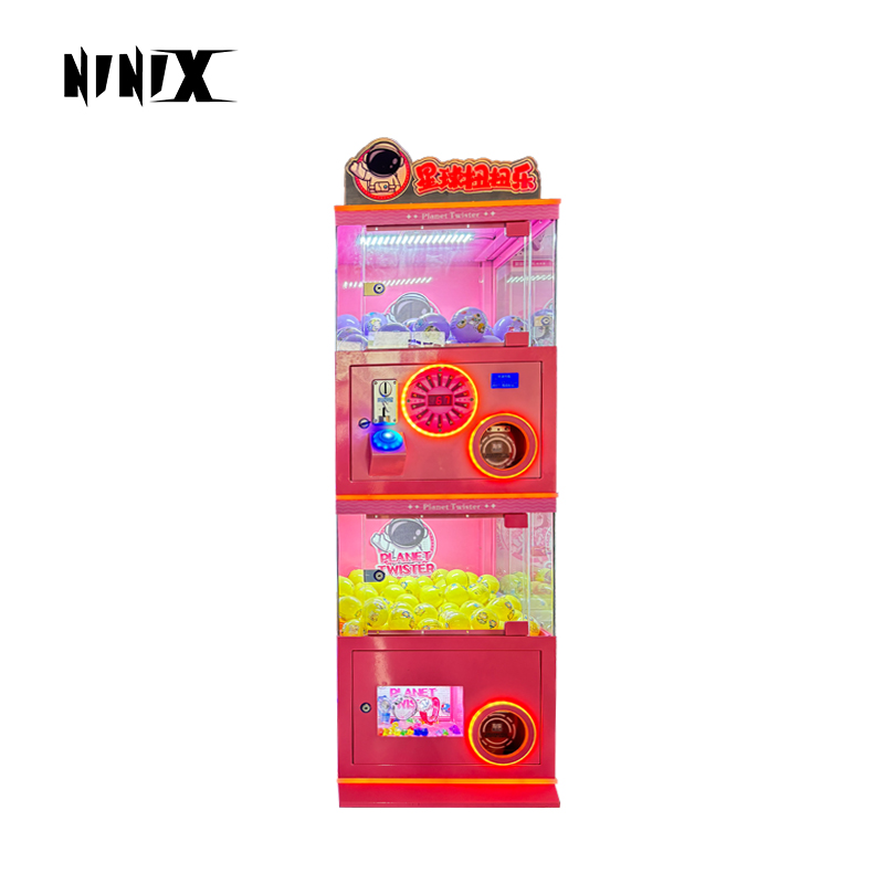 The Double-layer Gacha Machine Is a Commercial Large-scale Arcade Equipment for Scanning Codes or Inserting Coins