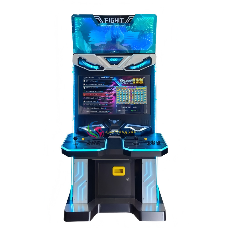 Classic 32-Inch Boxing King Arcade All-In-One Nostalgic Dual Joystick Desktop Game Console Coin-Operated Battle Game Arcade