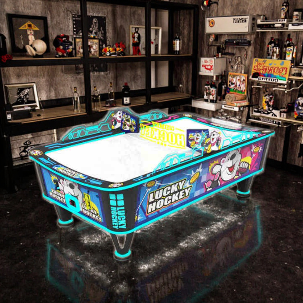 The latest electric indoor air hockey machine coin-operated star sports game entertainment