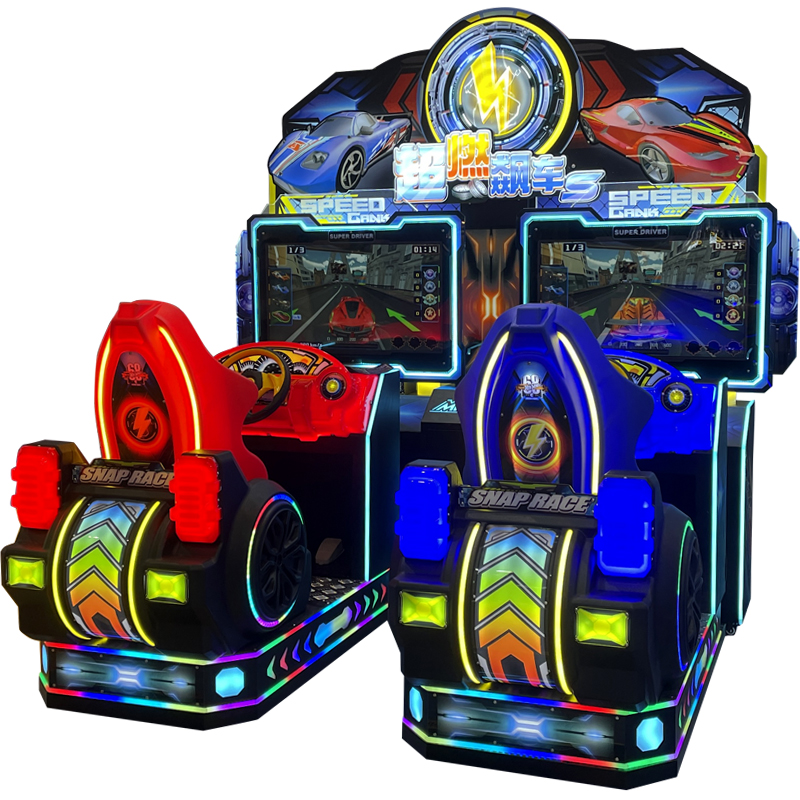 High-Density Large Arcade Racing Simulator Popular English Coin-Operated Games Console