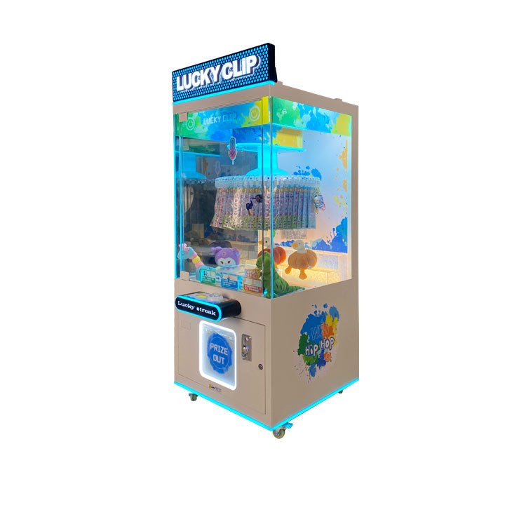 Shopping Mall Net Red Gift Machine Blind Box Blue Elf Clip Machine Video Game City Grab Baby Machine Commercial Drainage