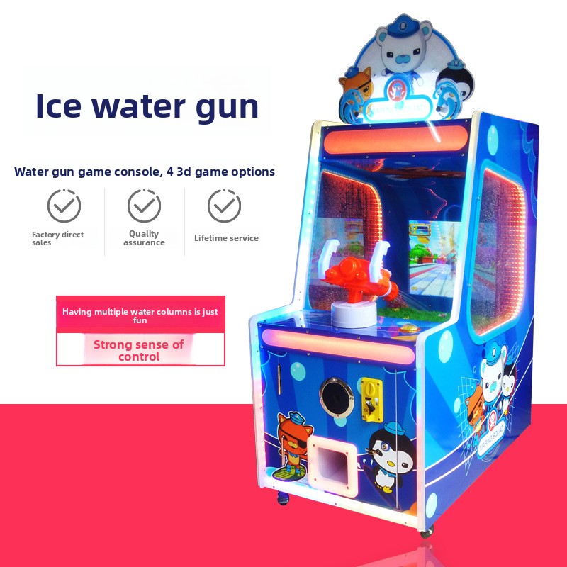 Children's Basketball Shooting Arcade Machine Commercial Coin-Operated Game New Cartoon Basketball Machine Double Player