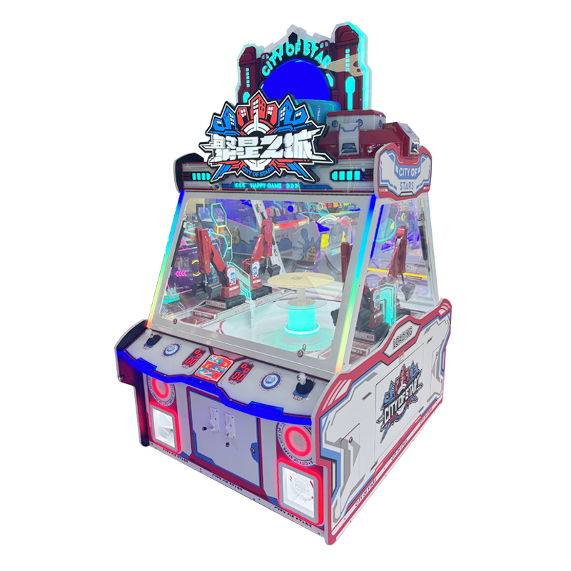 Hot Selling High Quality Coin Operated Games Four Claw Gift Crane Small Prize Doll Mini Claw Machine  Indoor Playground