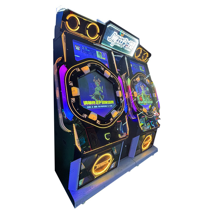 Cost-Effective 2-Player Dance Cube Music Simulator Coin-Operated Arcade Game Console Iron for Children 6 Years Entertainment