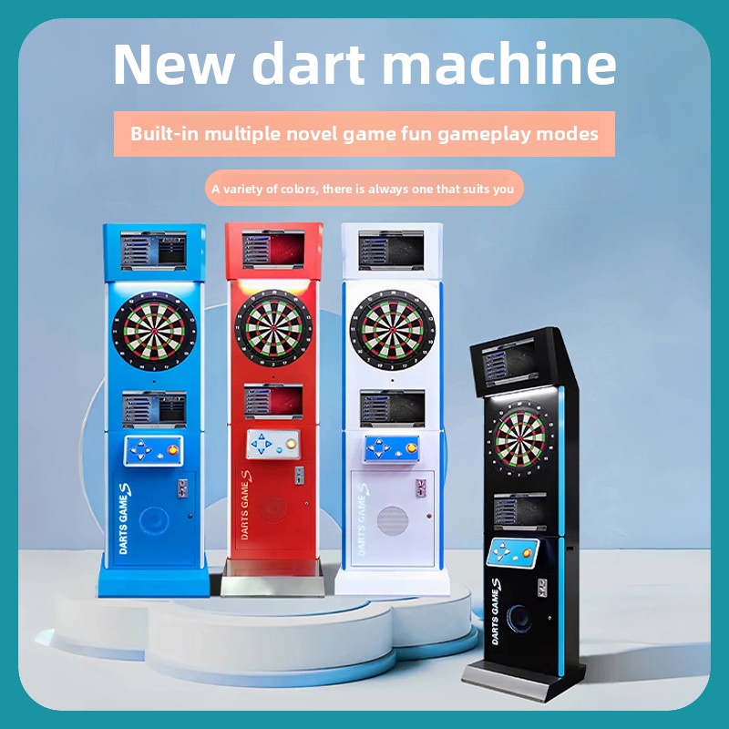 Coin Operated Electronic Dart Machine Arcade LED Soft Tip Darts Game Board for Bar Club Entertainment Center Amusement Hal