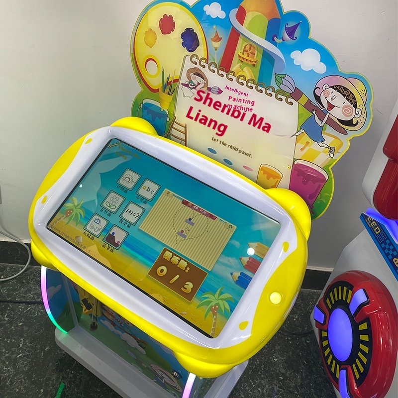 Children's Toy Magic Pen Malang Intelligent Touch Screen Painting Machine Coin Operation Educational Painting Game Machine
