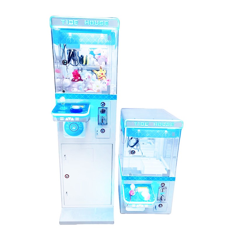 Popular Mini Home Claw Crane Coin-Operated Arcade Gift Game Console Entertainment Center Equipment Home Doll Machine for Sale