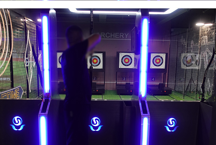 Arcade Archery Hall Moving Strike Target Traditional Bending Compound Bow Sports Interactive Projection