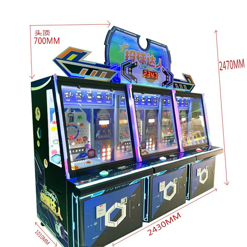 Super Jackpot Indoor Playground Magic Ball Miracle Ticket Arcade Redemption Machine Ball Pusher Game Machine for Sale