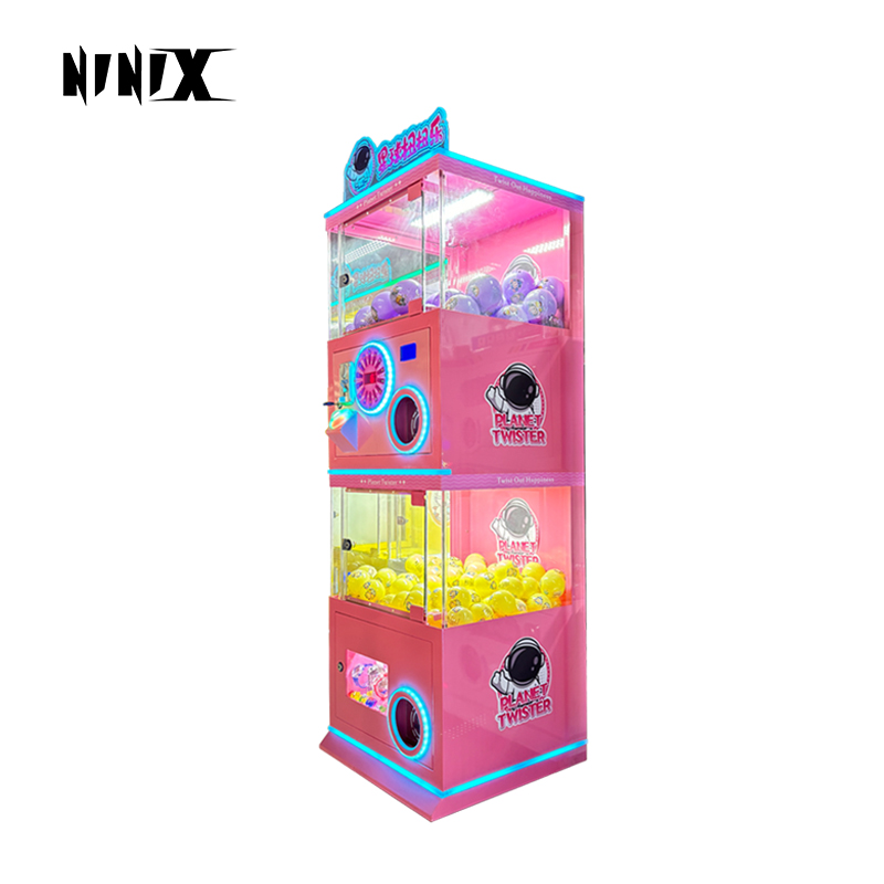 The Double-layer Gacha Machine Is a Commercial Large-scale Arcade Equipment for Scanning Codes or Inserting Coins