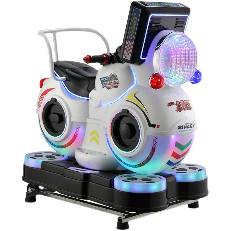 Factory Direct Sale New Coin-Operated Swing Machine Children's Electric Toy Commercial & Home Use Rocking Car Music Yao Ma
