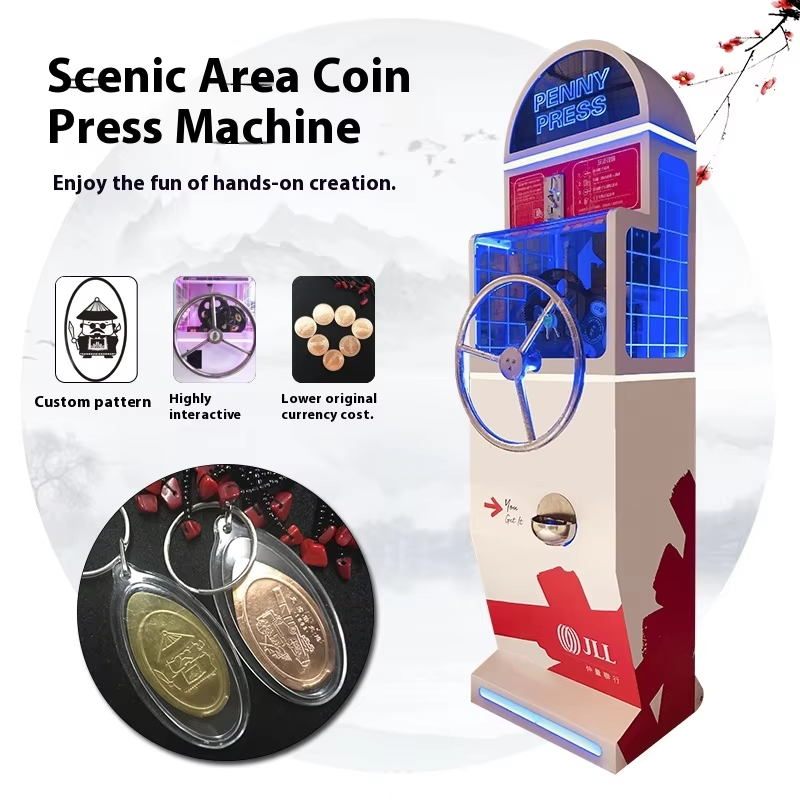 NINIX NINIX-58481 Coin Press Machinery Coin-operated Guangzhou Manufacturer Metal 110/220V Customizable Amusement Park Use 2025