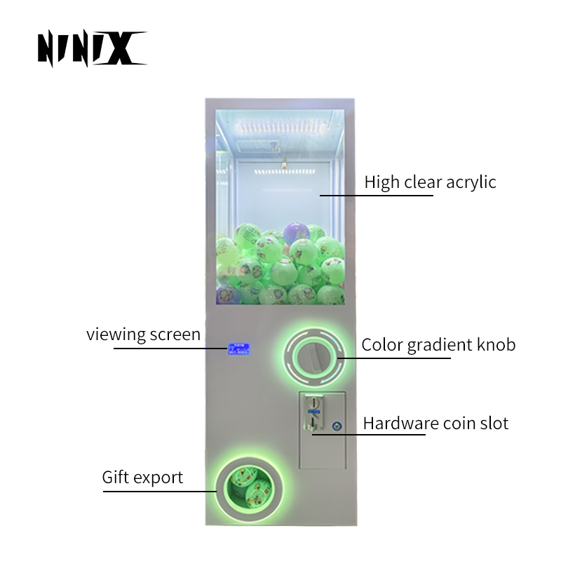 Hand-Twist Egg Toy Selling Machine 100MM Coin Pusher Capsule Vending Machine for Sale