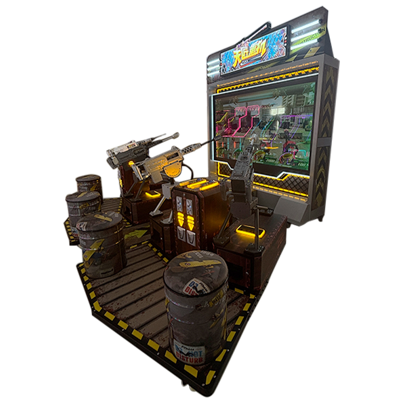 Four-Player Coin-Operated Shooting Simulator 