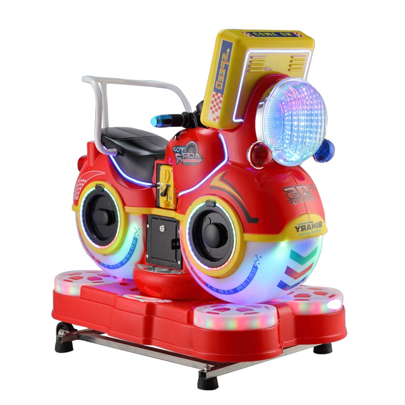 Factory Direct Sale New Coin-Operated Swing Machine Children's Electric Toy Commercial & Home Use Rocking Car Music Yao Ma