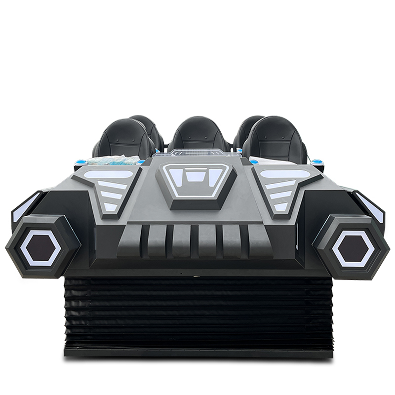 9D 360-Degree VR Motion Simulator Machine | Multi-Seat Virtual Reality Cinema Ride for Theme Park  Arcade