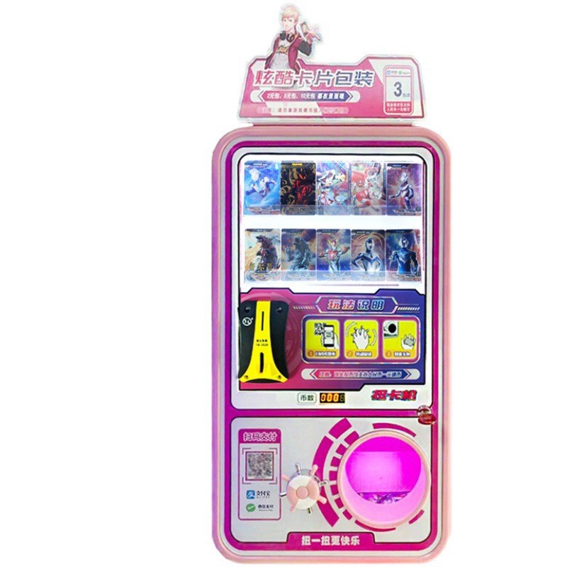 Cute Style Double Arcade Capsule Toy Vending Machine Coin Operated Prize Dispenser for Game Zones Entertainment Equipment