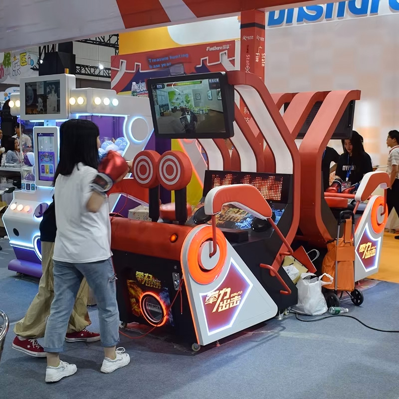 Large Coin-Operated Video Amusement Equipment Boxing Force Measurement Venting Battle for City Video Game Machines