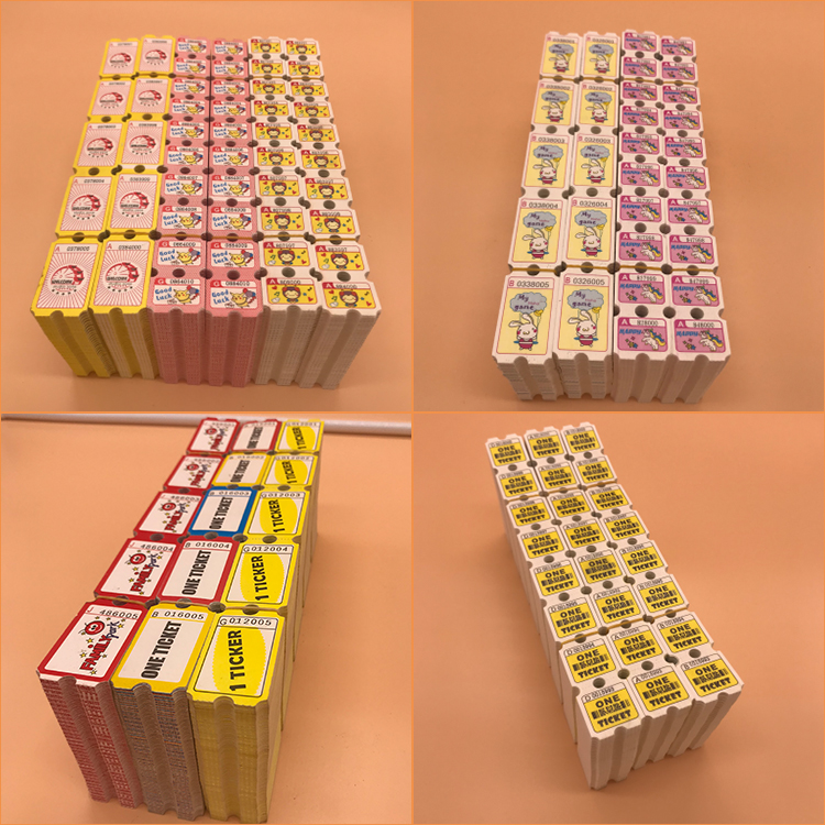 YOYO for Coin Pusher Amusement Park Lottery Tickets Customized Gift Redemption Tickets Anime Long Short Half Miscellaneous