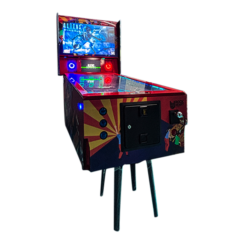 Single-Player Virtual Pinball Machine Arcade Game Coin-Operated for Children & Family Entertainment in Large Shopping Malls