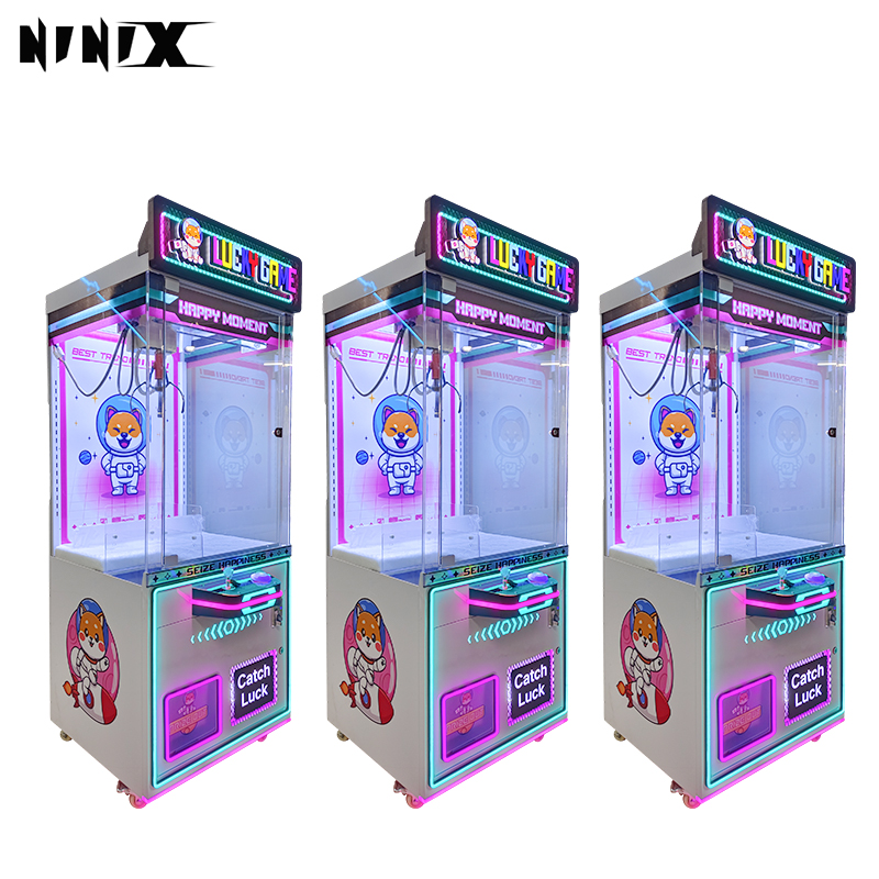 Coin Operated Claw Machine LED Toy Crane Arcade Game Catcher Prize Vending Machine for Mall Shop Kids Entertainment