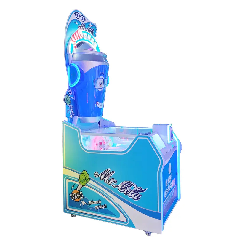 Coin Operated Indoor Happy Cola Cooling Function Gifts/gift Game Machine Lottery Ticket Redemption Game Machine