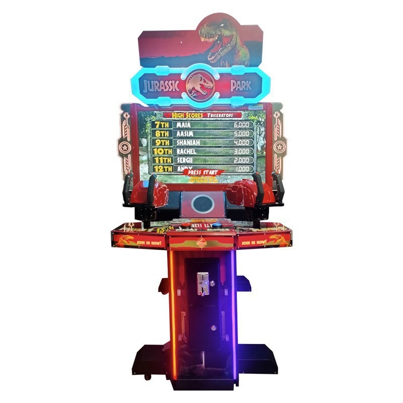 New Large Dual-Gun High-Definition Arcade Shooting Game Machine Popular Sci-Fi Commercial Setting for Children Coin Operated